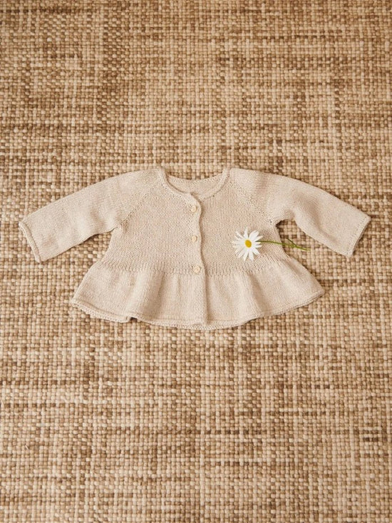 2407 - 7 - Dina peplum cardigan baby - Butik Maglia