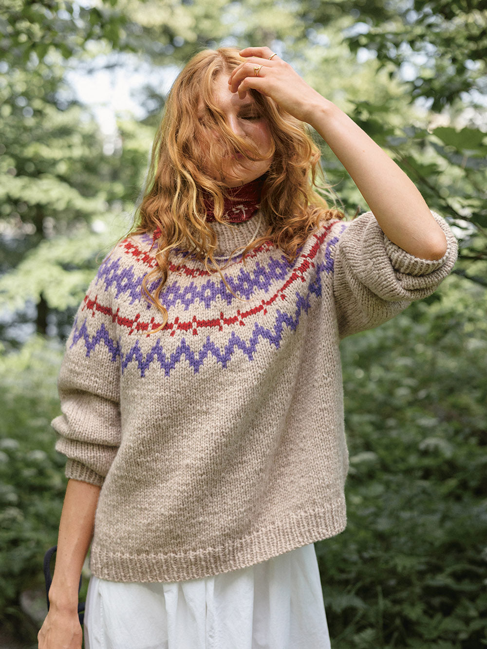 Sandnes 2410-7 Polar Light Damegenser