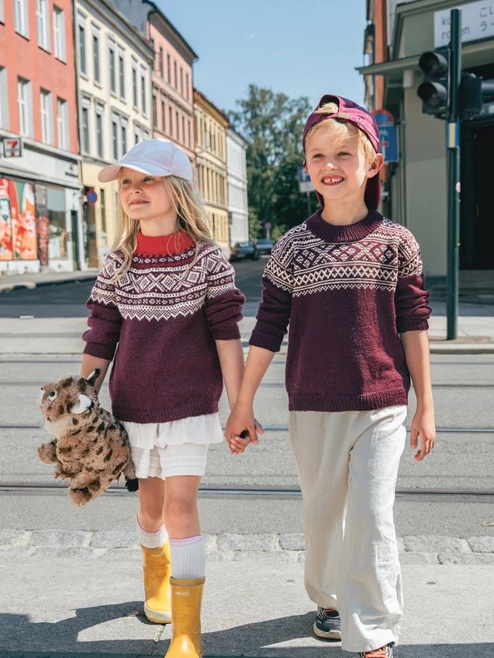 2509 - 4 a&b Setesdal Genser junior - Butik Maglia