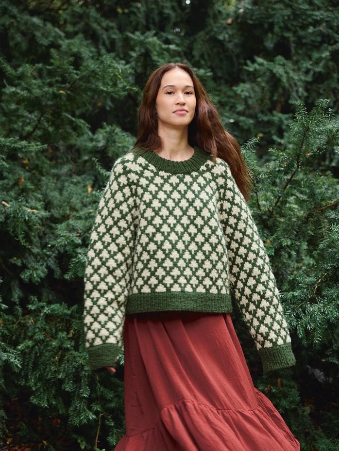 2511 - 2 Christmas Tree Sweater - Butik Maglia