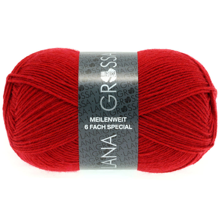 Meilenweit 6-F 150 Uni/Melange - Röd