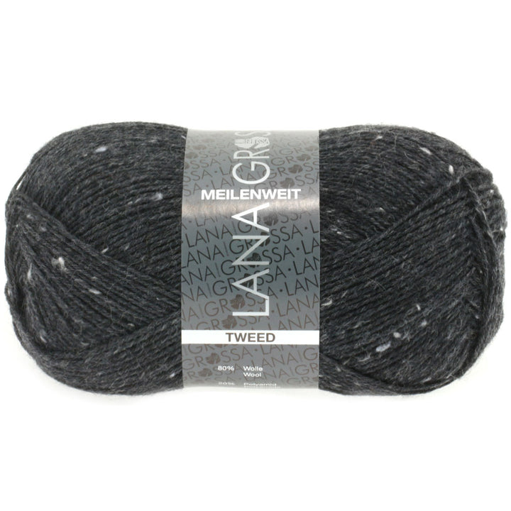 Meilenweit 100 Tweed - 107 Antrasit