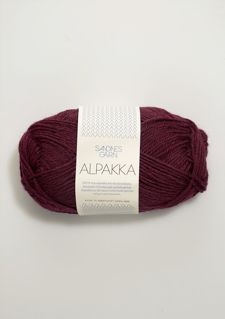 Alpakka - 4554 Vinröd UTGÅTT