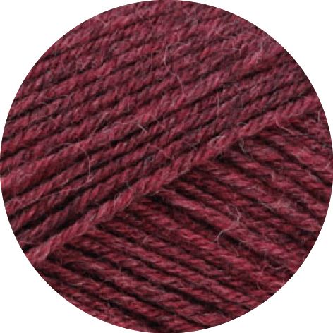 Landlust die Sockenwolle 50g Mél. - 602 Vinröd melerad