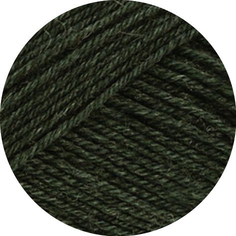 Landlust die Sockenwolle 50g Mél. - 610 Svartgrön melerad