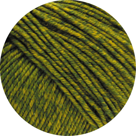 Cool Wool Melange - 140 Dovt oliv/olivgul melerad UTGÅTT REA