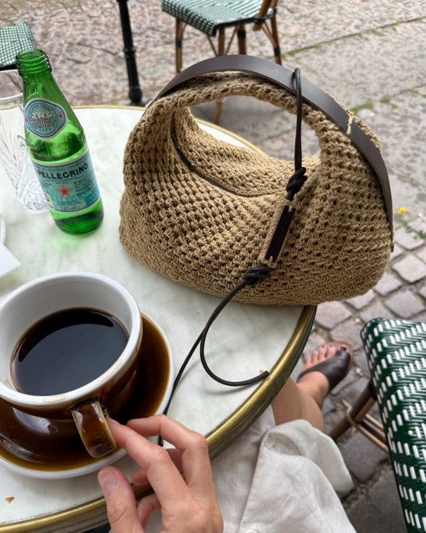 PetiteKnit - Läderrem till Juno Bag - Mörkbrun