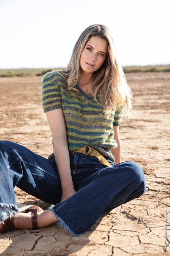 A Mano - Bär/violette/grön/natur - Butik Maglia