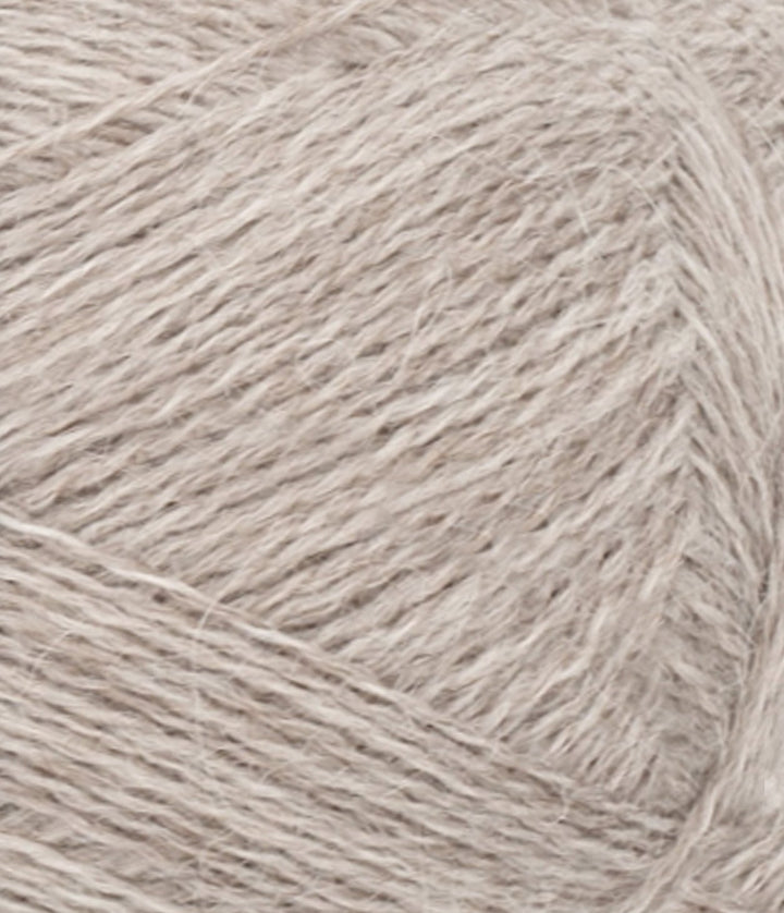 Alpakka Fölgetråd - 2650 Ljus Beigemelerad - Butik Maglia