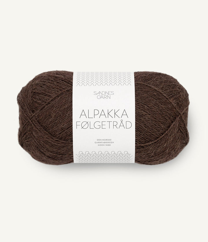Alpakka Fölgetråd - 3091 Cacao Nibs - Butik Maglia