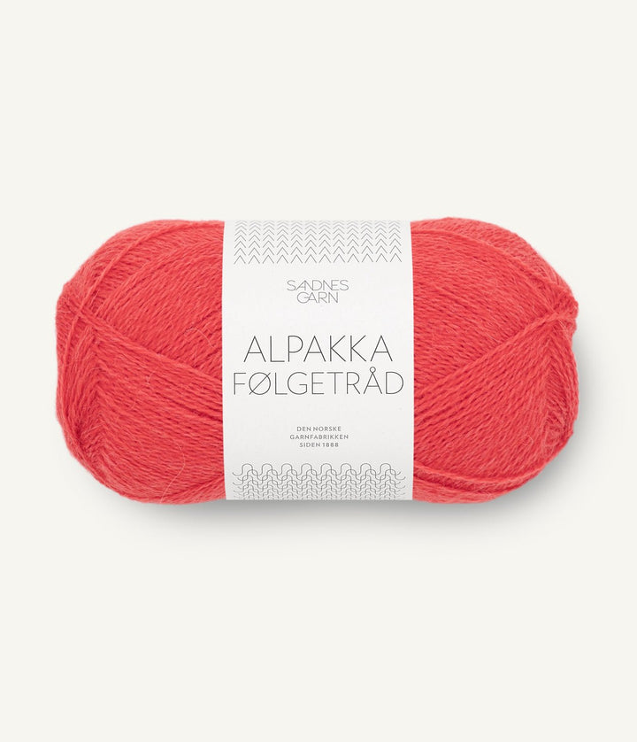 Alpakka Fölgetråd - 4008 Poppy - UTGÅTT - Butik Maglia