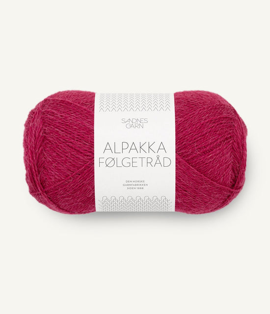 Alpakka Fölgetråd - 4255 Rumba Red - Butik Maglia