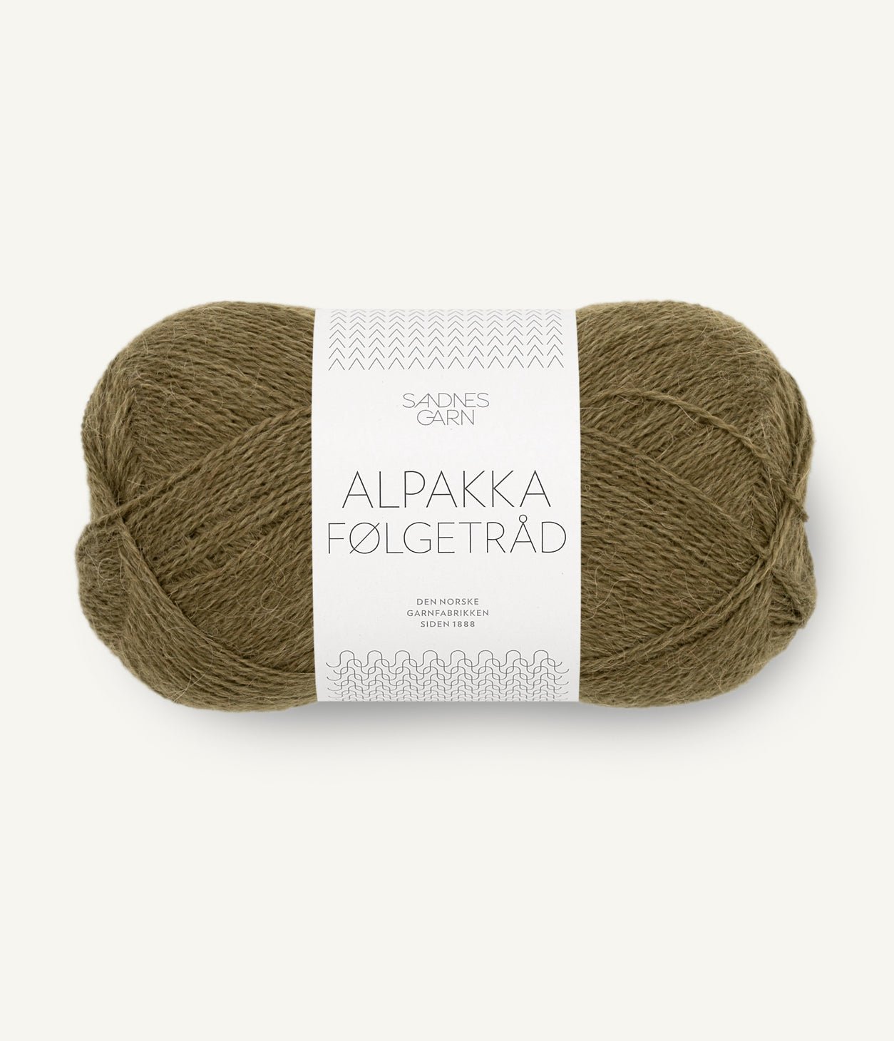 Alpakka Fölgetråd - 9873 Dark Olive - Butik Maglia