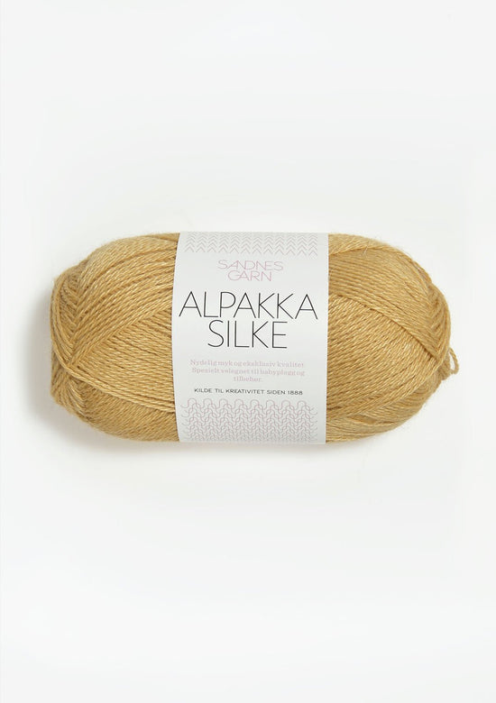 Alpakka Silke - 2113 Strågul - UTGÅTT - Butik Maglia