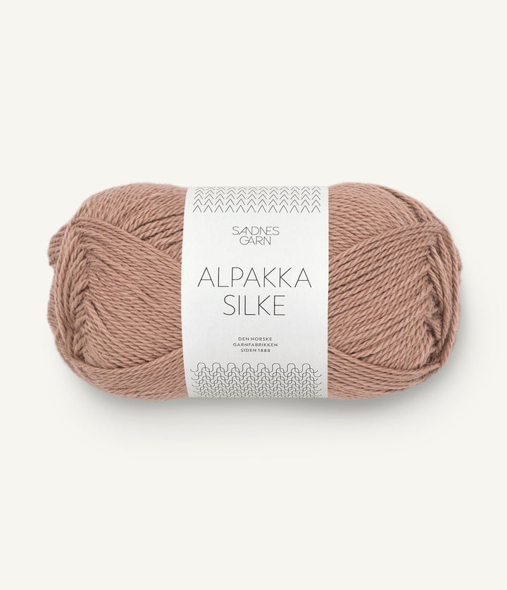 Alpakka Silke - 3041 Ljus nougat - UTGÅTT - Butik Maglia