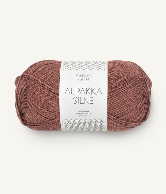 Alpakka Silke - 4043 Plommonrosa - UTGÅTT - Butik Maglia