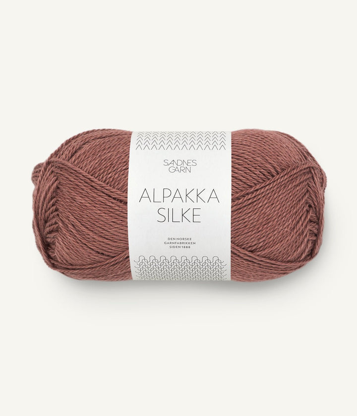 Alpakka Silke - 4043 Plommonrosa - UTGÅTT - Butik Maglia