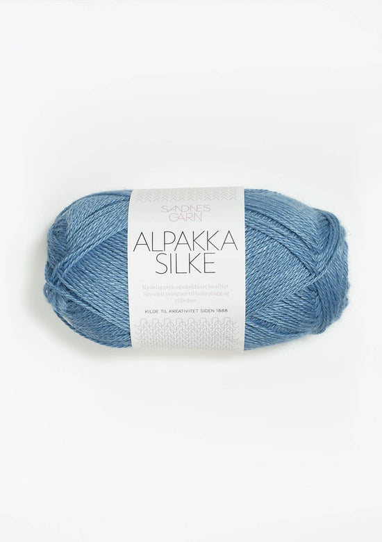 Alpakka Silke - 6573 Kornblomster - UTGÅTT - Butik Maglia