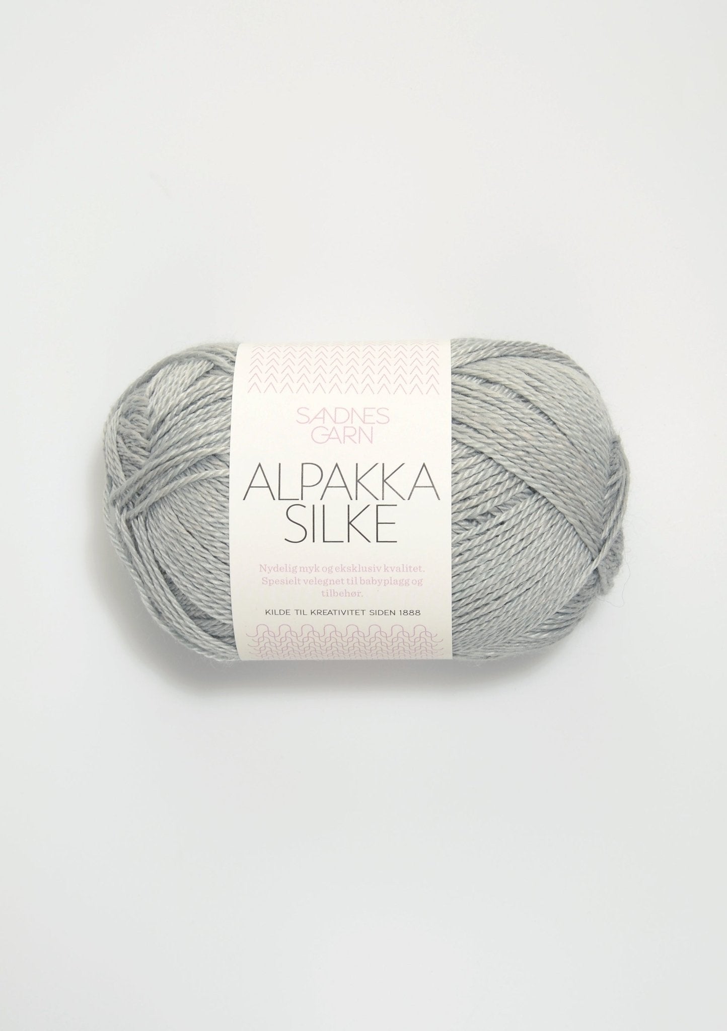 Alpakka Silke - 7521 Ljus gråblå - Butik Maglia