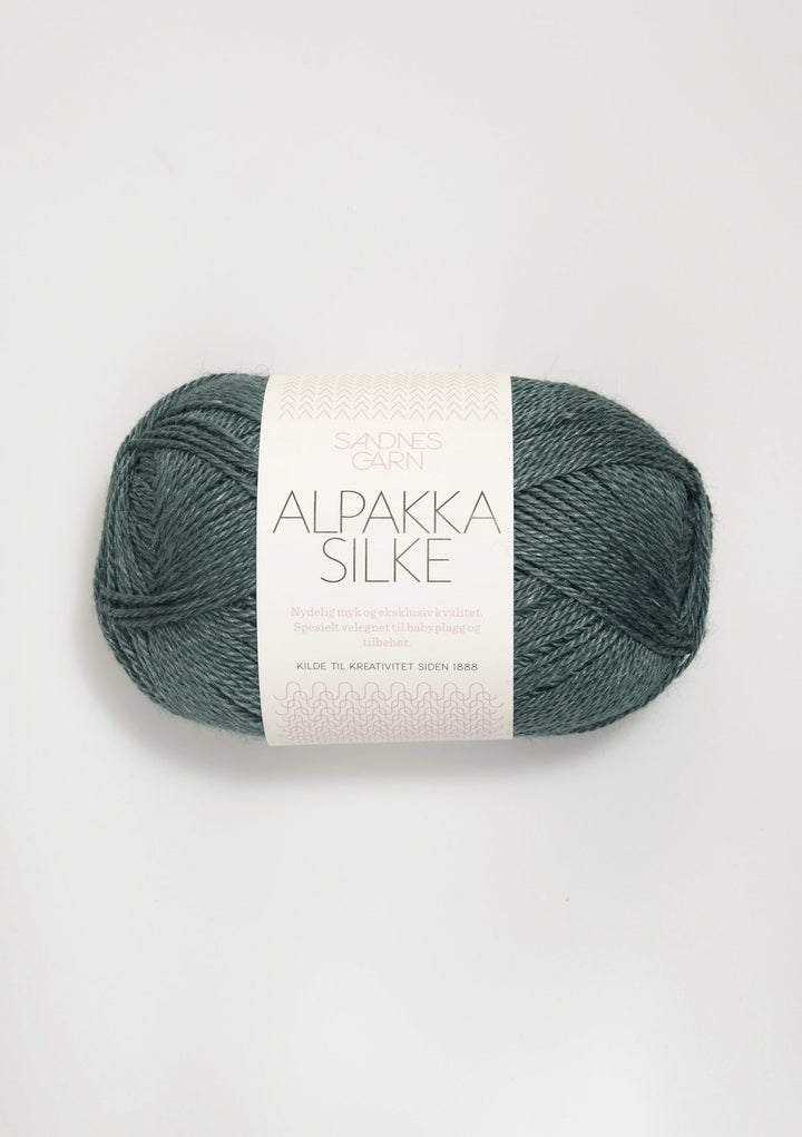 Alpakka Silke - 7572 Petrol - Butik Maglia