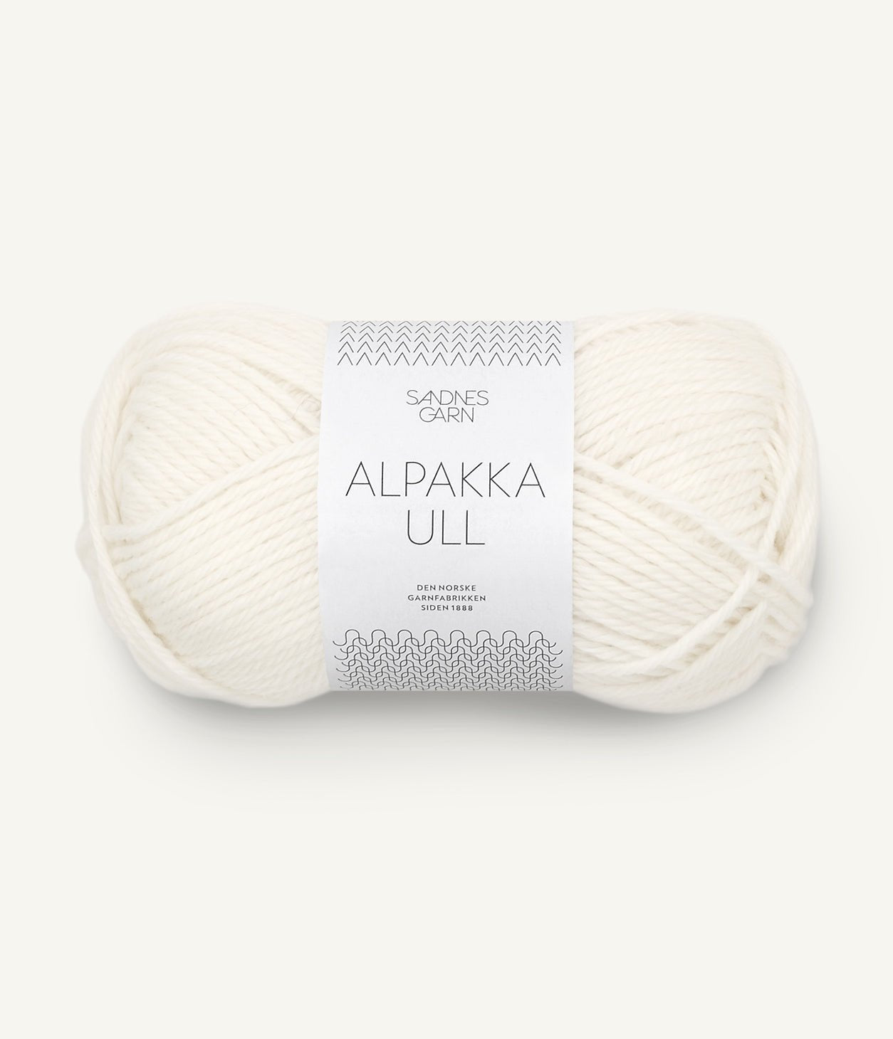 Alpakka Ull - 1002 Vit - Butik Maglia
