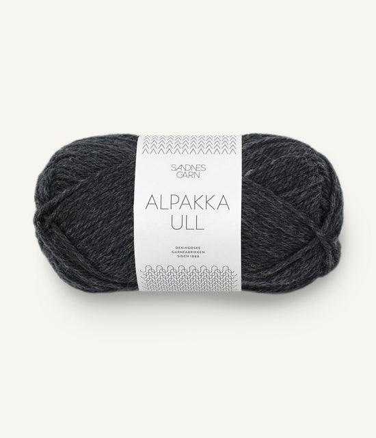 Alpakka Ull - 1088 Koksgrå melerad - Butik Maglia