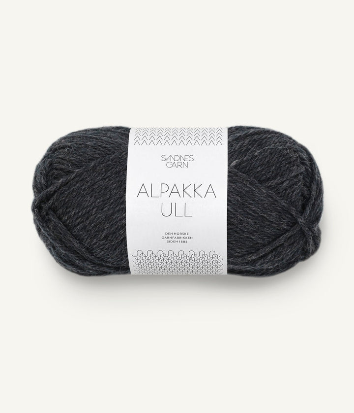 Alpakka Ull - 1088 Koksgrå melerad - Butik Maglia