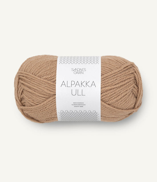 Alpakka Ull - 2542 Camel - UTGÅTT - Butik Maglia