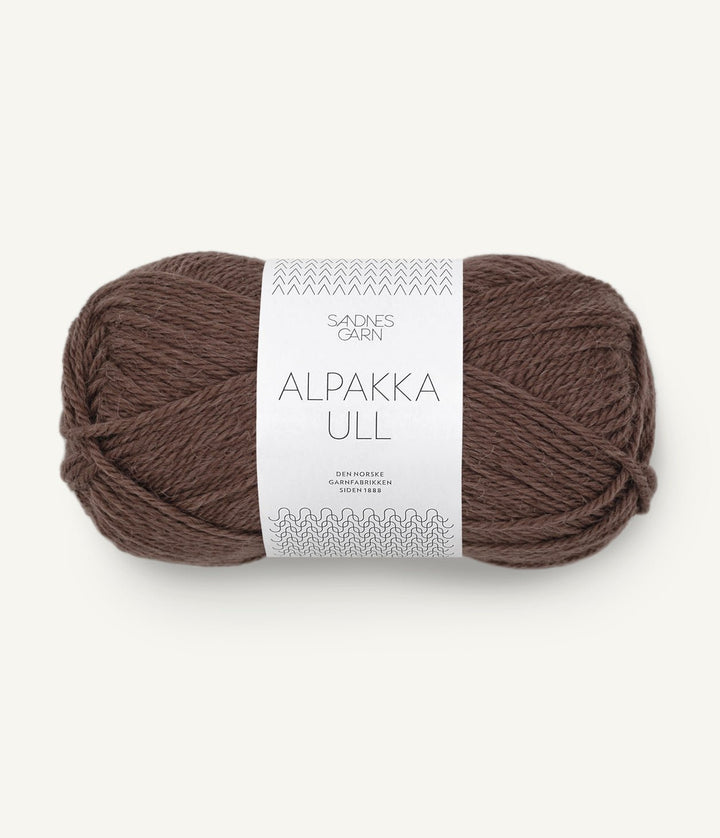 Alpakka Ull - 3571 Brun - Butik Maglia