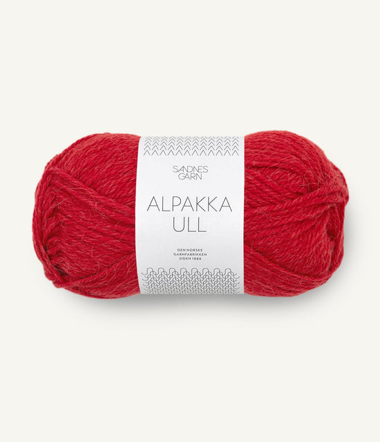 Alpakka Ull - 4227 Equestrian Red - Butik Maglia