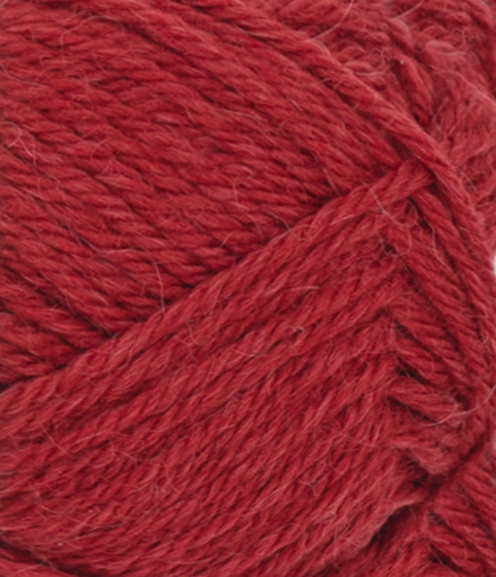 Alpakka Ull - 4236 Djup röd - UTGÅTT - Butik Maglia