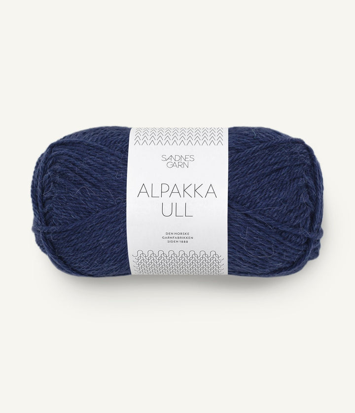 Alpakka Ull - 5575 Marinblå - Butik Maglia