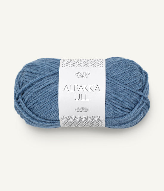 Alpakka Ull - 6052 Jeansblå - UTGÅTT - Butik Maglia