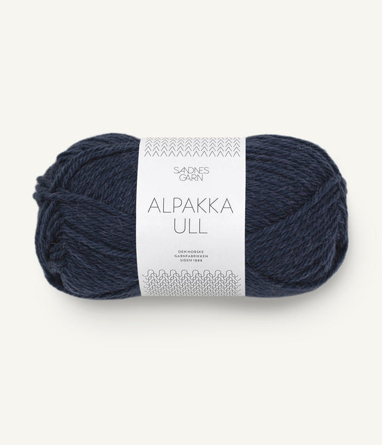 Alpakka Ull - 6081 Midnattsblå - Butik Maglia