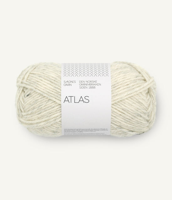 Atlas - 1021 Ljus gråmelerad - Butik Maglia
