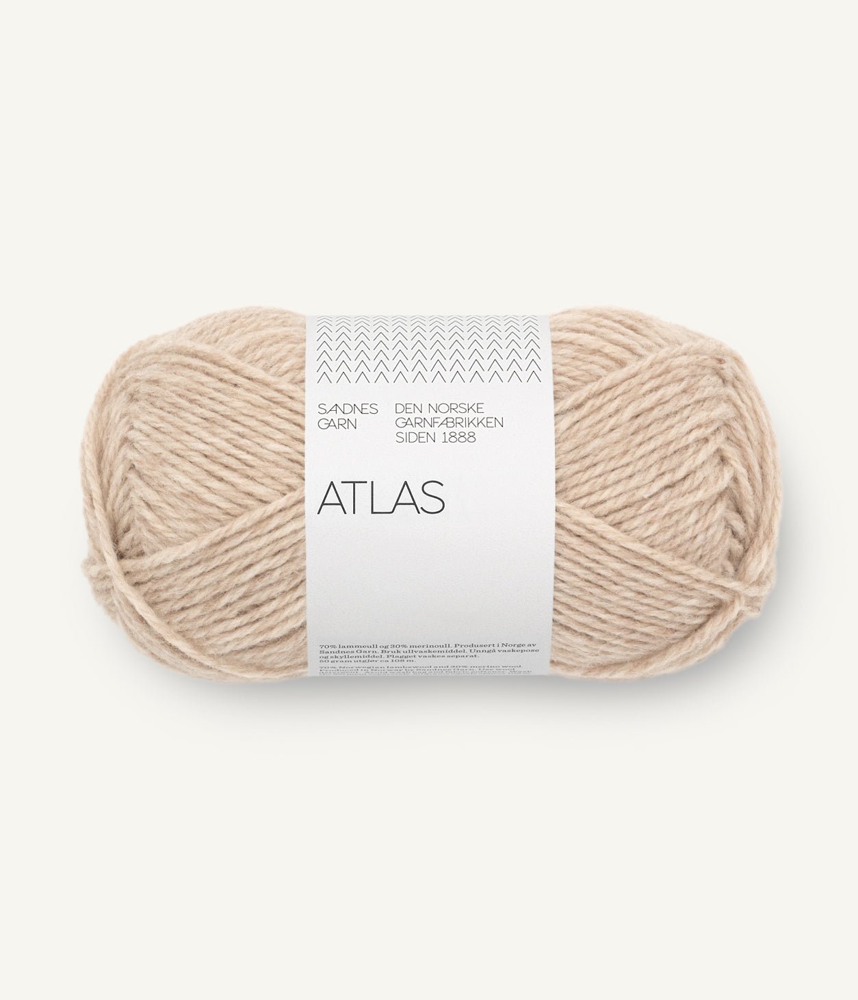 Atlas - 3021 Lys Beigemelerad - Butik Maglia