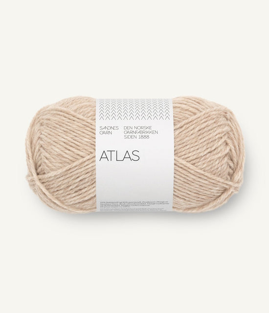 Atlas - 3021 Lys Beigemelerad - Butik Maglia
