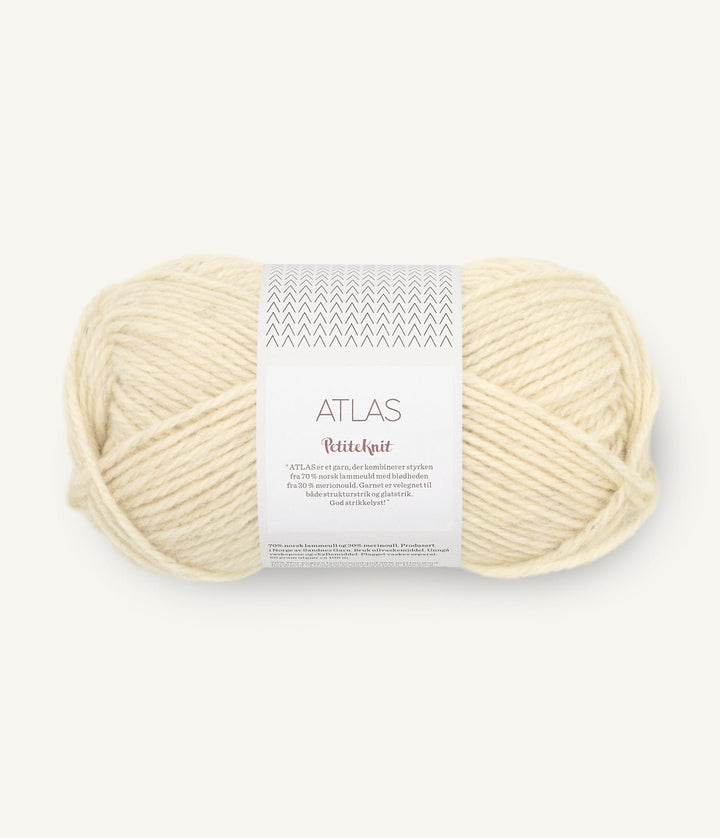 Atlas PetiteKnit - 1016 Milk Melange - Butik Maglia