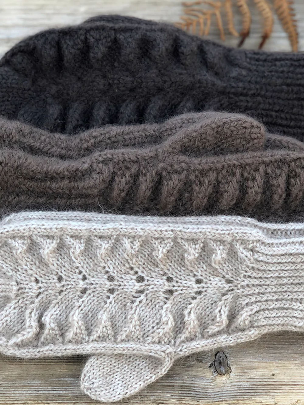 Bregnevotten på tykke pinner dam - Butik Maglia