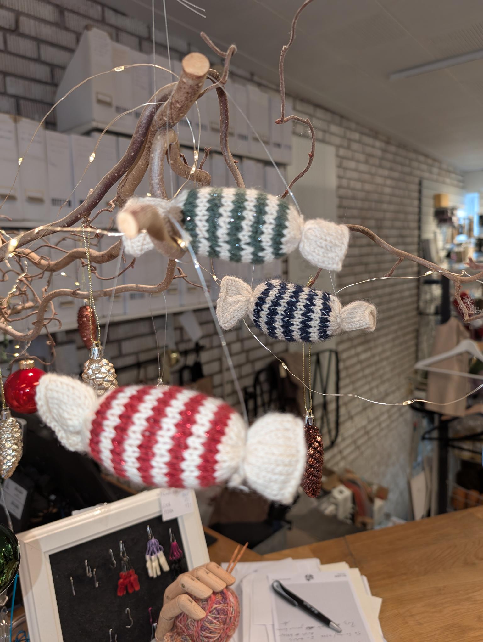 Christmas Caramel - brun, grön, blå - Butik Maglia