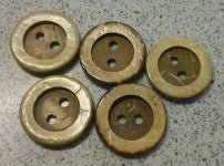 Cocos cirkel - 18 mm - Butik Maglia