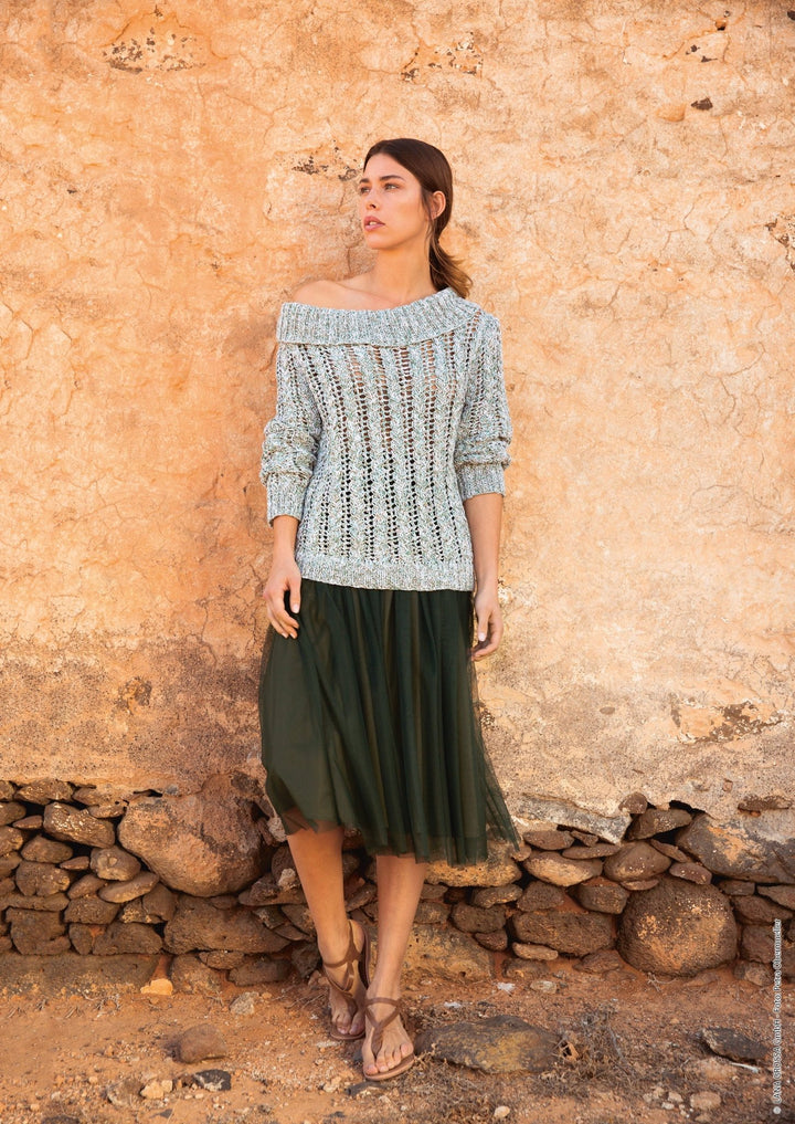 Collino - Vit/Grön/Beige - Butik Maglia