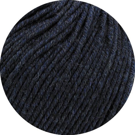 Cool Wool Big Melange GOTS - 207 Midnattsblå melerad - UTGÅTT - Butik Maglia