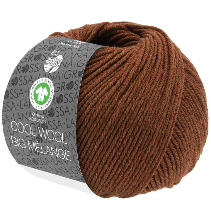 Cool Wool Big Melange GOTS - 216 Rost melerad - UTGÅTT - Butik Maglia