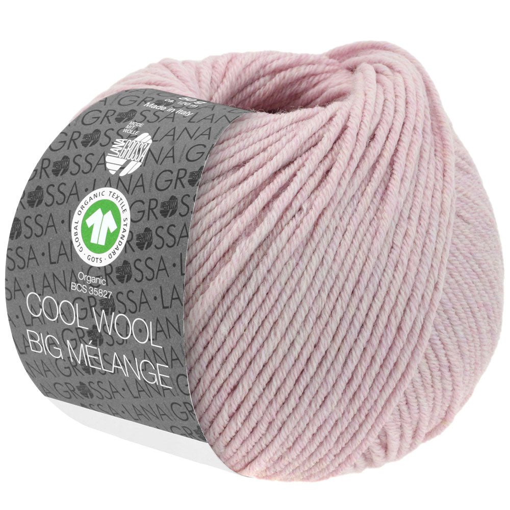 Cool Wool Big Melange GOTS - 217 Fläderrosa melerad - UTGÅTT - Butik Maglia