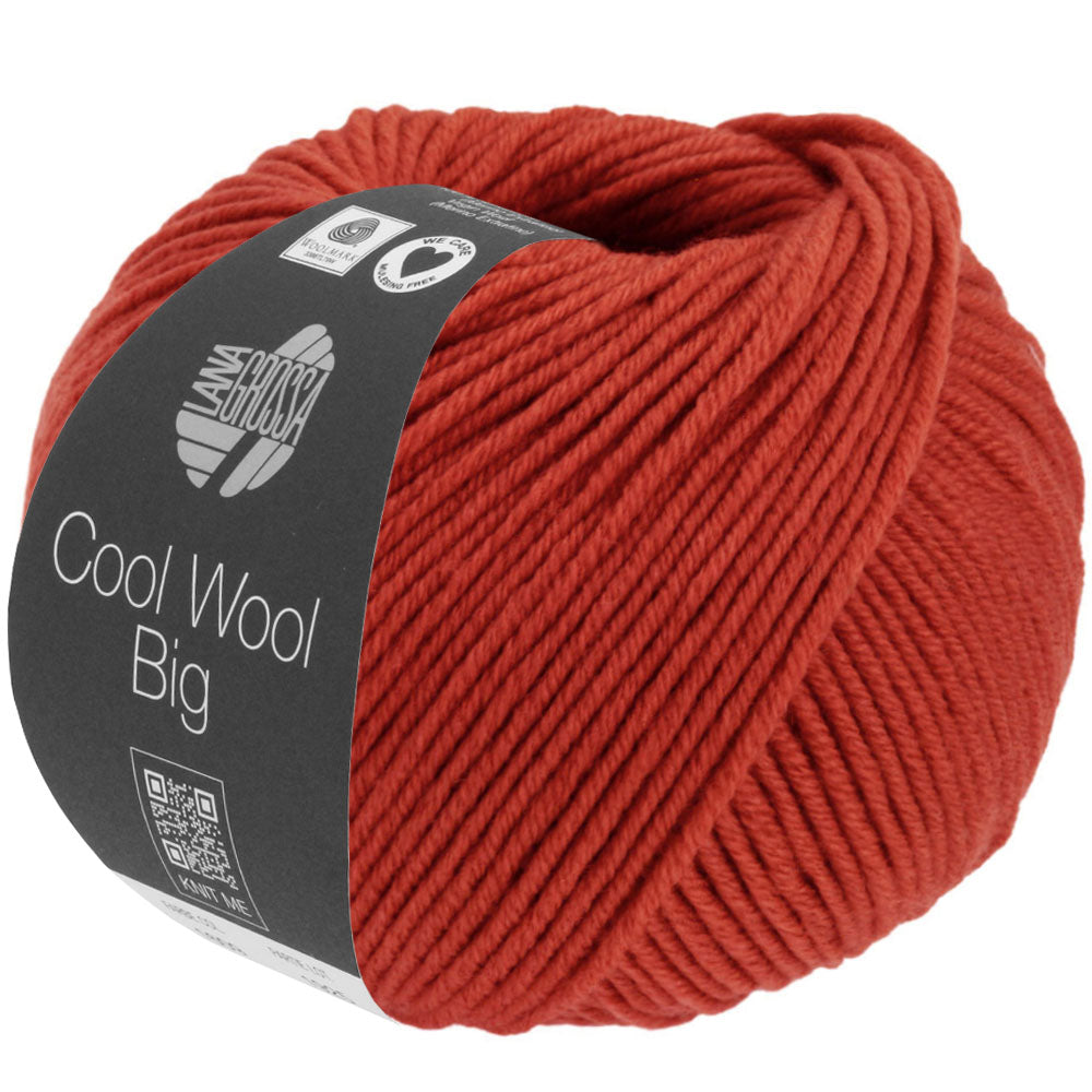 Cool Wool Big Melange (We Care) - 1628 Röd melerad
