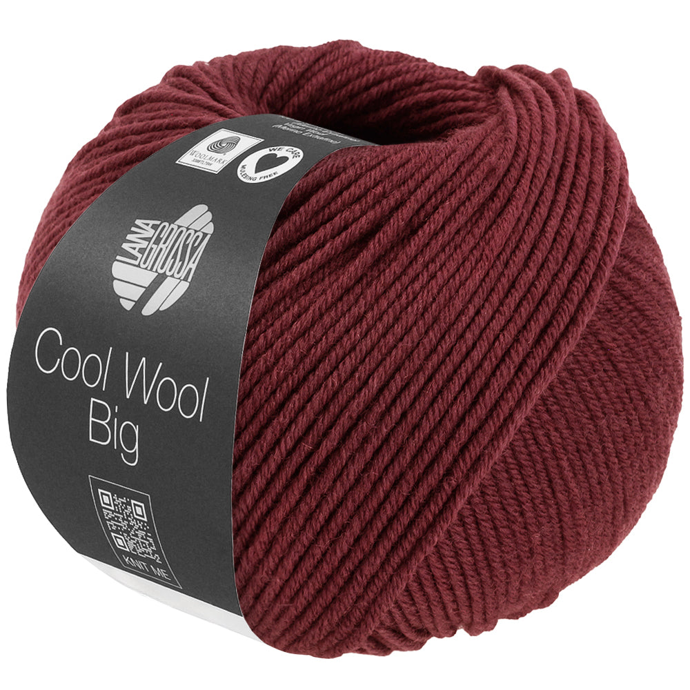 Cool Wool Big Melange (We Care) - 1700 Vinröd mel.