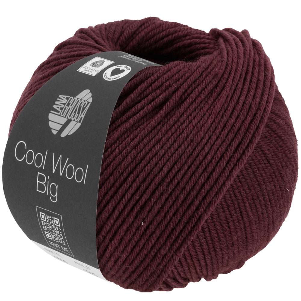 Cool Wool Big Melange (We Care) - 1606 Mörkaste röd melerad - Butik Maglia