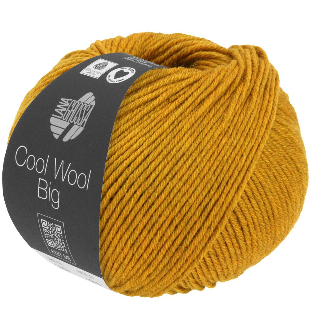 Cool Wool Big Melange (We Care) - 1609 Senapsgul melerad - UTGÅTT - Butik Maglia