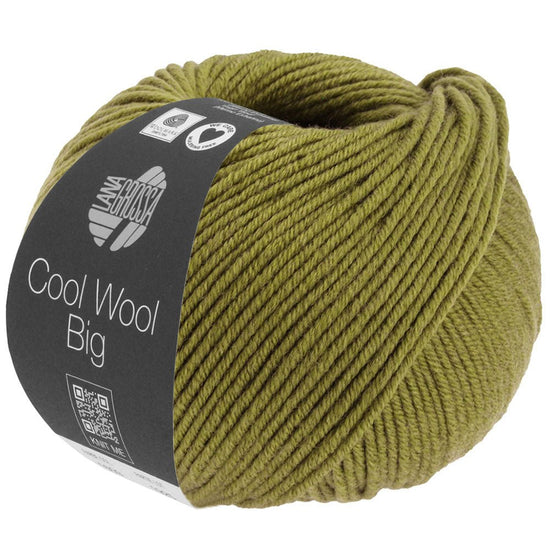 Cool Wool Big Melange (We Care) - 1610 Oliv melerad - UTGÅTT - Butik Maglia